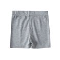 thumbnail image 1 of Kids Girls Dance Shorts Solid Color Breathable Bike Shorts Grey 8-9 Years, 1 of 4