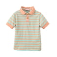 thumbnail image 2 of Chandail Polo pour Tout-Petits Garçons à Rayures Chemises d'Uniforme pour Garçons Chemises de Rugby Polo à Manches Courtes Garçons 3-4 Ans Tenue pour Garçons, 2 of 7