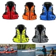 thumbnail image 2 of Life Jacket Safety Vest Adjustable Buoyancy for Sailing Kayak Canoeing Fishing, 2 of 10