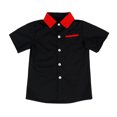 thumbnail image 1 of Birdeem Chemises pour Enfants Manches Courtes Graphique Uni Chemise Fine Décontractée pour Garçon de 3 à 11 Ans Chemise à Manches Courtes pour Enfants, 1 of 1