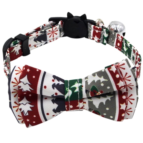 Cat Collar Decorative Bow Creative Pet Collar Kitten Collar for Christmas