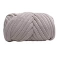 thumbnail image 2 of 1kg Velvet Chunky Yarn Arm Pillow Crocheting Sweaters Hats DIY Rug Knitting Rug Making Hand Knit Pet Bed Crocheting Light Gray, 2 of 9
