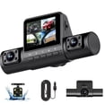thumbnail image 1 of Wuztai 4 Channel Dash Cam, 1080P Front Rear Left Right Car Camera, Dashcam with IR Night Vision Loop Recording Motion Detection Parking Aid, 1 of 7