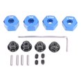 thumbnail image 1 of Remote Control Car Wheel Hub, Easy Installation 14mm Diameter RC Wheel Hub 5.5mm 7mm Thickness  For Replacement Blue, 1 of 8