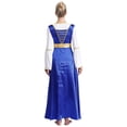 thumbnail image 3 of Sxiwei Tunique Superposée de Danse de Louange pour Femmes Longueur Cheville Coupe Ample Robe Maxi Robe de Culte Liturgique Bleu 3TG, 3 of 7