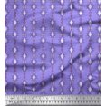 thumbnail image 1 of Soimoi Poly Georgette Fabric Floral & Ogee Damask Print Fabric by the Yard 52 Inch Wide, 1 of 1