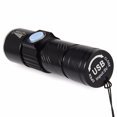 thumbnail image 3 of Decodeary Lampe de Poche USB Mini Portative à DEL Lumière Professionnelle Torche Extérieure Petites Torches d'Urgence pour Camping Randonnée Pêche Or, 3 of 9