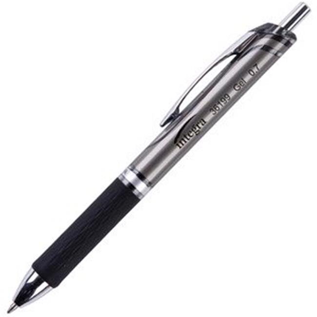 Integra ITA36199 Stylo à Encre Gel Rétractable 0,7 mm - Encre Gel Noire