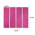 thumbnail image 3 of serony Non-Slip Surfboard Traction Pad Deck Mat EVA Foam for Skimboard Pink, 3 of 9