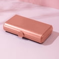 thumbnail image 4 of Rvkxad Portable Makeup Box, 2-Layer Folding Cosmetics Case with Mirror, Travel Toiletry Bag, 4 of 6