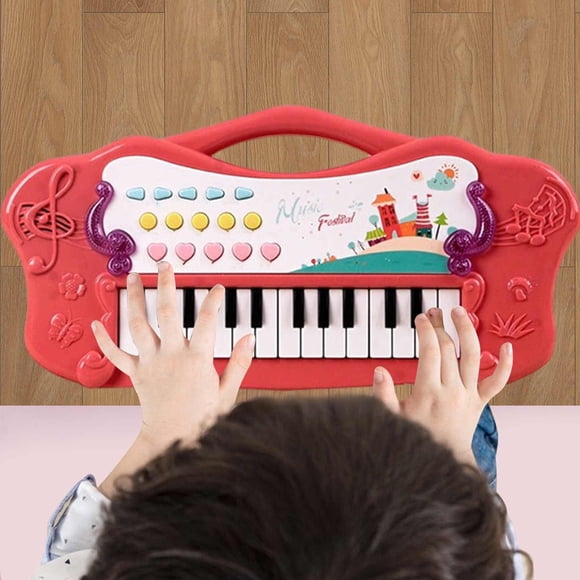 Jouets Éducatifs, Jouets de Jeu de Rôle pour Tout-Petits, Jouets de Déguisement, Jouet Éducatif pour Garçons et Filles de 1 An, Piano Électronique pour Enfants Peut Jouer Jouet Multifonctionnel Fille Princesse Casse-Tête Cadeau