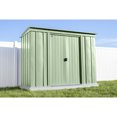 thumbnail image 2 of Arrow Classic Steel Storage Shed, 8x4, Vert sauge, 2 of 7