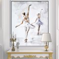 thumbnail image 3 of watercolors Ballerinas Dance II - French Country Framed Canvas, 3 of 3