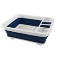 thumbnail image 1 of Zootealy Dish Drying Rack Collapsible Folding Dish Rack for Easy Storage Water Drainer Sectional Cutlery Portable Dinnerware Basket for Kitchen RV Campers, 1 of 8