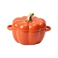 thumbnail image 1 of Amzcrzy Kitchen Appliances Ceramic Bowl With Lid Stew Pot Pumpkin Pot Household Kitchen Cutlery Rice Bowl Pumpkin Bowl Kitchen Utensils Set Kitchen Gadgets Kitchen Essentials, 1 of 1
