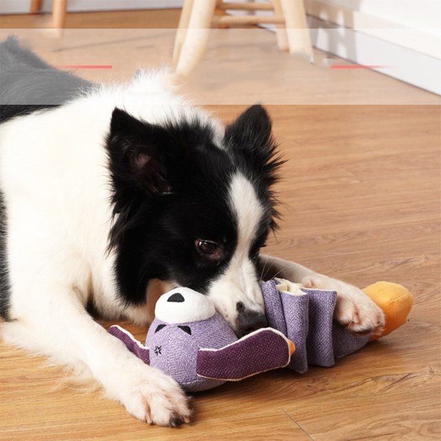 Multi-functional Rubber Dogs Toy Interactive Companion Training Molar Chewing Resistant Doll Teeth Molar Stress Relief Props