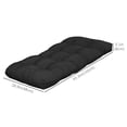 thumbnail image 2 of Outsunny Coussins de Banc de Patio 2 Pcs Coussin de Causeuse d'Extérieur 2 Places Noir, 2 of 9