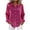 XNG1-Hot Rose, variante sur VKOYWKM Chemisiers en Velours à Boutons pour Femmes, Scintillants à Paillettes, Manches Longues, Style Vintage, Doux, Col à Revers, Col en V, Chemises en Velours pour les Fêtes