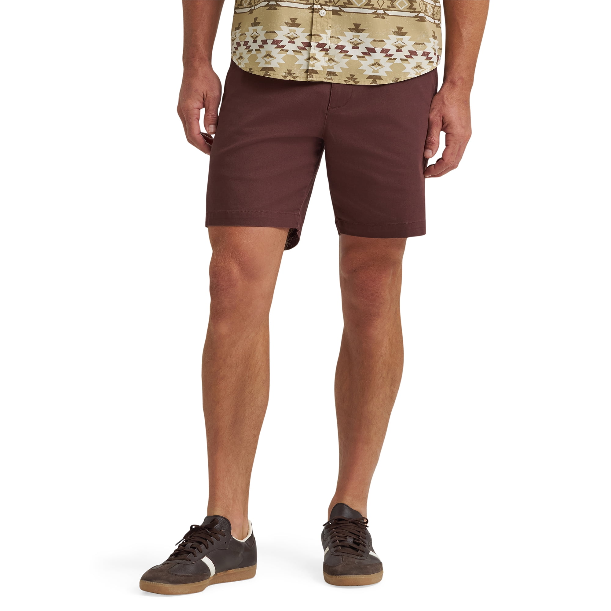 Wrangler® Men's Flat Front Short, Brown