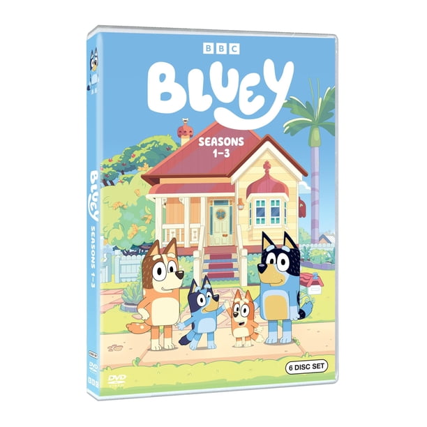 Bluey: Seasons 1-3 (DVD), starring David McCormack and Melanie