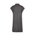 thumbnail image 4 of CEHVOM Robe pour Femme Mode Manches Courtes Ajustée Couleur Unie Robe MIDI en Denim, 4 of 5