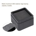 thumbnail image 2 of Herwey 4PCS Durable Stackable Bed Risers Black Square 2 Furniture Legs Floor Feet Protectors, Sofa Leg, Furniture Riser, 2 of 8