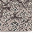 thumbnail image 3 of Linon Vintage Clara Power Loomed Microfiber Polyester 2'x10' Rug in Gray, 3 of 3