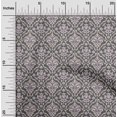 thumbnail image 2 of oneOone Cotton Jersey Gray Fabric Block Craft Projects Decor Fabric Printed By The Yard 58 Inch Wide, 2 of 5