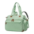 thumbnail image 1 of Xuanheng Diaper Bag Backpack Travel Bag Large Capacity Wear Resistant with Shoes Compartment Pacifier Case for Clothes Trip Essentials Green, 1 of 8