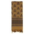 thumbnail image 1 of Rothco Skulls Shemagh Tactical Desert Scarf - Coyote Brown, 1 of 2