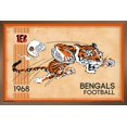thumbnail image 1 of NFL Cincinnati Bengals - Retro Logo 14 Wall Poster, 22.375" x 34", 1 of 5