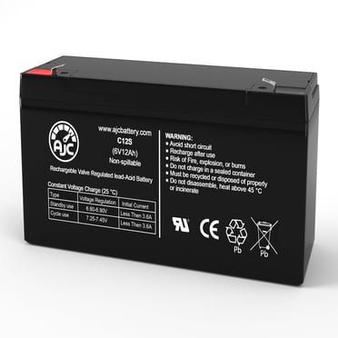 Injusa Grand Legend Baja Truck Batterie de Trottinette de Mobilité 6V 12Ah - Il s'Agit d'Un Remplacement de Marque AJC