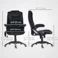 thumbnail image 3 of Vinsetto 6 Point Vibrating Massage Office Chair High Back Executive Chair, 3 of 10