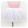 thumbnail image 4 of AherBiu Baby Girl Clothes Rompers Skirt Jumpsuits Solid Color Shorts Rompers Long Sleeve Stretch Ballet Dance Bodysuit Performance Costume, 4 of 5