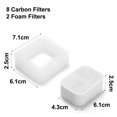 thumbnail image 2 of Replacement Filters for Ceramic Cat Water Fountain, Carbon Filters and Foam Filters, 2 of 8