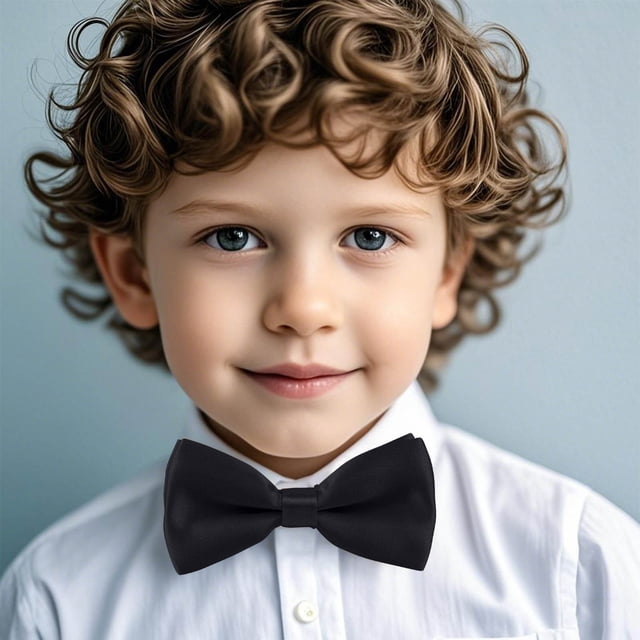 Children's Plaid Bow Tie for School Uniforms - Unisex Comfortable Breathable Fabric Student Accessory