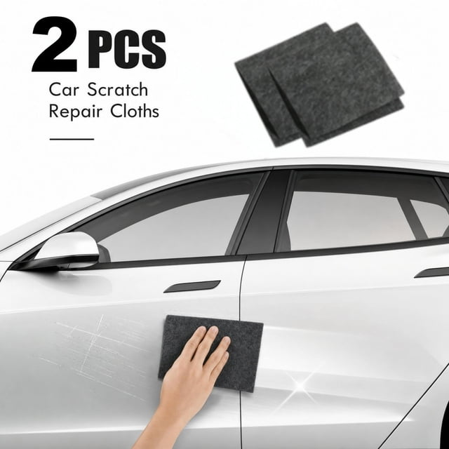 YiJuHui Car Scratch Remover Cloth Advanced Scratch Repair Swirls Removal Glitter Cloth Auto Paint Restorer Quick Fix Microfiber Polish Cloth Car Detailing