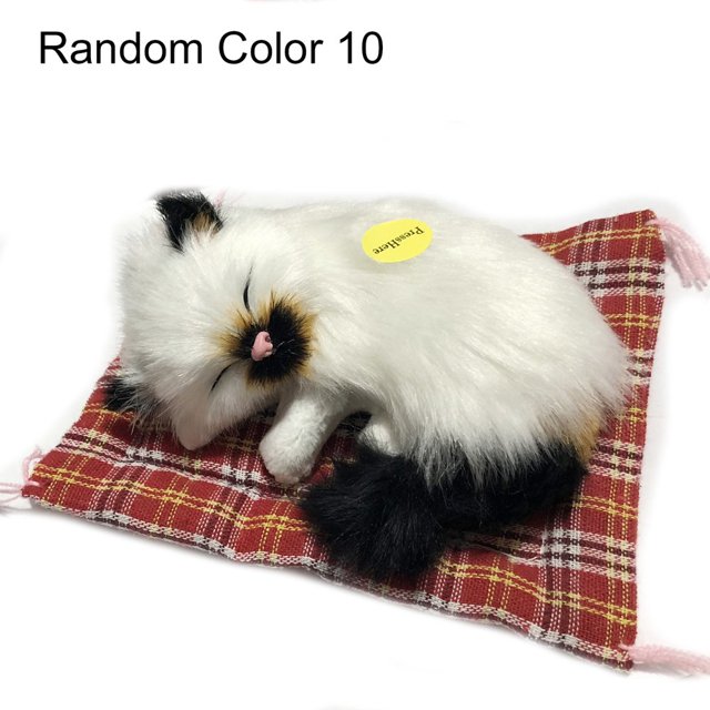 Simulation Mini Cat High Simulation Breathable Birthday Gifts Cloth Pad Plush Cats for Kids