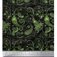 thumbnail image 1 of Soimoi Velvet Fabric Floral & Paisley Decor Fabric Printed Yard 58 Inch Wide, 1 of 3