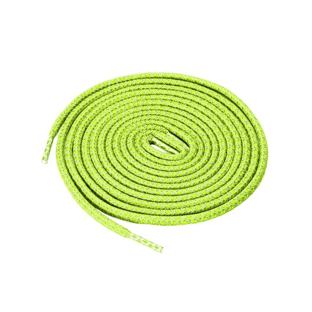 INSPIRE CHIC 2 Paires Lacets Ronds Élastiques Réfléchissants Unisexes pour Espadrilles Jaune Fluorescent 100 cm/39.5 Pouces