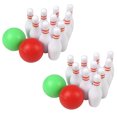thumbnail image 3 of 2 Ensembles de Mini Boules de Quilles Modèle Boules de Quilles Simulées Accessoire Mini Maison, 3 of 8