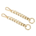 thumbnail image 1 of 2 Pack Purse Strap Extender 5.9-Inch, Bag Extender Chain Light Gold, 0.6 Width, 1 of 7
