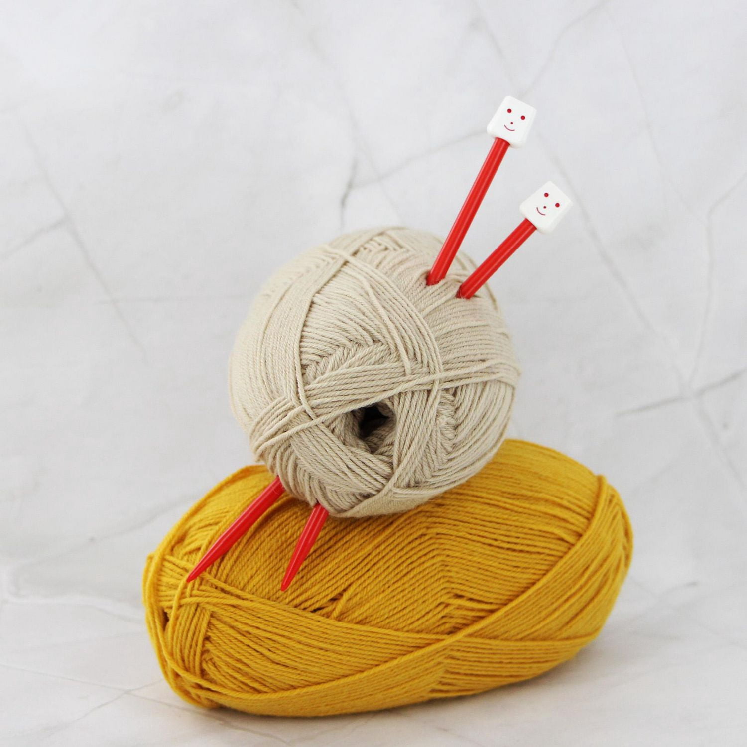 LOVE KNITTING Kids’ Single-Point Needles, 18 cm (7 in), 6 mm (0.24 in)