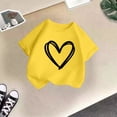thumbnail image 4 of Vêtements pour Filles T-Shirts à Col Rond Imprimés à Manches Courtes pour Filles Vêtements d'Été pour Adolescentes Vêtements pour Filles 7-8 Ans Mode Filles, 4 of 4