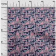 thumbnail image 1 of oneOone Viscose Jersey Fabric Square & Triangle Geometric Decor Fabric Printed BTY 60 Inch Wide, 1 of 1