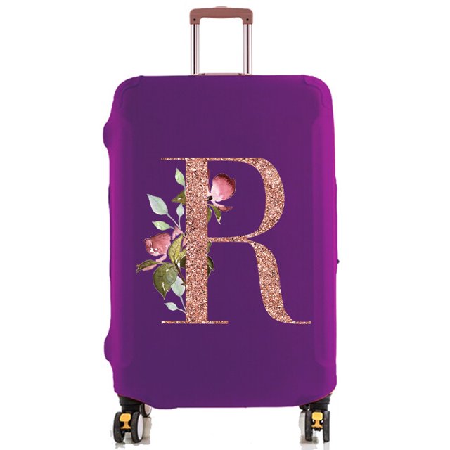 For 18-32 Inch Luggage Cover Suitcase Protector Travel Accessories Unlimited Rose Gold Thicker Elastic Dust Cover Trolley Case 8rose gold R S