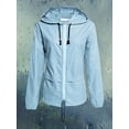 thumbnail image 3 of Nituyy Packable Rain Jacket Hooded Windbreaker with Adjustable Drawstring, 3 of 6