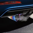 thumbnail image 4 of Car Heart Shaped Dual Exhaust Tip Stainless Steel Double Pipe for Enhanced Performance and Stylish Tail Upgrade, 4 of 5