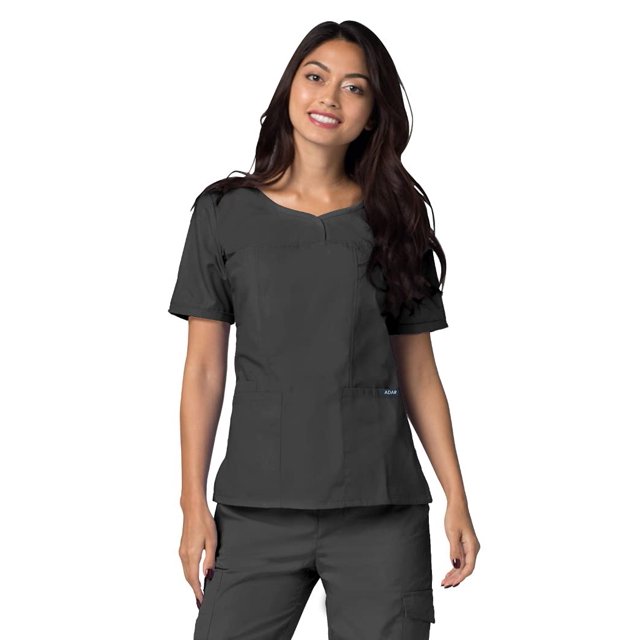 Adar Universal Women's V-Neck Scrub Top, Adult