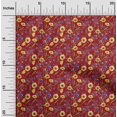 thumbnail image 2 of oneOone Polyester Spandex Yellow Fabric Floral Sewing Craft Projects Fabric Prints By Yard 56 Inch Wide, 2 of 5